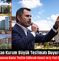 Bakan Kurum Büyük Teslimatı Duyurdu: Malatya'da Yıl Sonuna Kadar Teslim Edilecek Konut ve İş Yeri Sayıları Netleşti…
