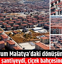 Bakan Kurum Malatya'daki dönüşümü anlattı: En büyük şantiyeydi, çiçek bahçesine dönüştü