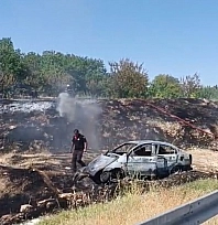 Malatya'da Kuzey Çevre Yolu'ndaki alev alan otomobilden ikinci acı haber geldi: Baba da kurtarılamadı!