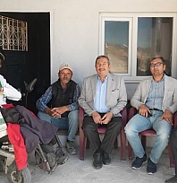 Başkan Alican Bozkurt, sanatsever Hasan Avcı ile bir araya geldi
