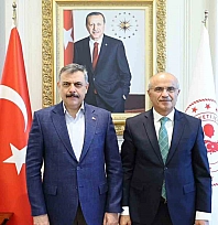 Başkan Er, Bakan Çiftçi ile Ankara'da görüştü