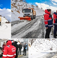 Başkan Er, Porga'da çalışmaları yerinde inceledi