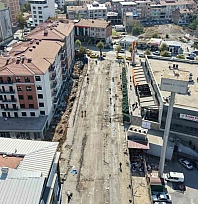 Konteynerler kalktı, belediyenin temizlik mesaisi başladı