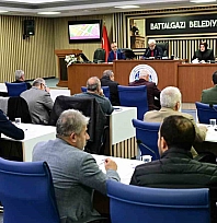 Battalgazi Belediyesi Meclisinde 9 gündem maddesi kabul edildi