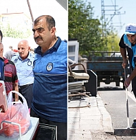 Battalgazi'de eş zamanlı çalışma: Sokakta hijyen, pazarda güven sağlanıyor…