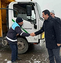 Battalgazi'de kar teyakkuzu