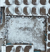 Beyazla tarihin buluşması eşsiz manzara oluşturdu