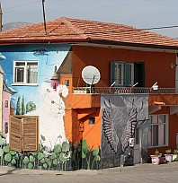 Binalardan duvarlara renk cümbüşü: 'Renkli Köy'