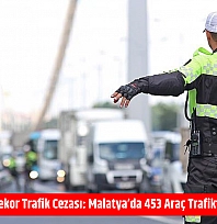 Bir Haftada Rekor Trafik Cezası: Malatya'da 453 Araç Trafikten Men Edildi
