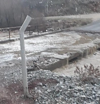 Biriman Köprüsü taştı