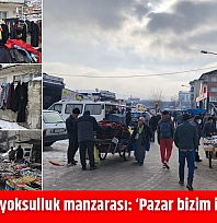 Bit pazarında yoksulluk manzarası: 'Pazar bizim için bir nimet'