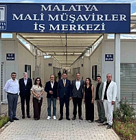 Boyraz, mali müşavirleri ziyaret etti
