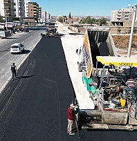 Büyükşehir Belediyesi'nden yol genişleteme çalışması