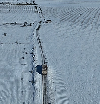 Büyükşehir'den karla mücadelede yoğun mesai