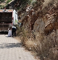 Çermik'te turizm bölgesinde temizlik