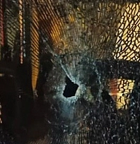 Magandalar otobüse silahlı saldırdılar! İşte saldırı görüntüleri...