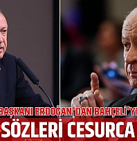 Cumhurbaşkanı Erdoğan'dan Bahçeli'ye destek: Sözleri cesurca