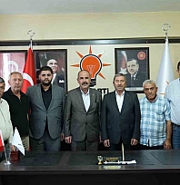 Darende Belediye Başkanı Bozkurt'tan AK Parti İlçe Başkanı Bozkurt'a ziyaret