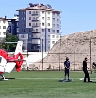 50 yaşındaki hasta hava ambulansla Malatya'ya sevk edildi