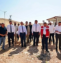 Vali Yavuz ve Başkan Bozkurt projeleri yerinde inceledi