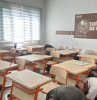 Deprem ve yangın tatbikatı gerçeğini aratmadı