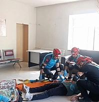 Deprem ve yangın tatbikatı yapıldı
