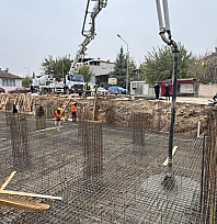 Dilek Merkez Camii'nin temeli atıldı