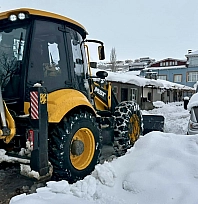 İlçede kar kalınlığı 60 santimetreye ulaştı