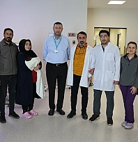 Doğuştan yemek borusu olmayan 4 günlük bebek, hayata tutundu