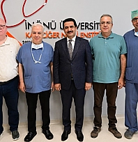 Dünyanın ilk sekizli çapraz karaciğer nakline Taşkın'dan teşekkür