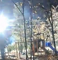 Elektrik hattı patladı