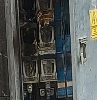 Elektrik trafosu patladı