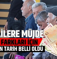 Emeklilere müjde: Maaşı farkları için beklenen tarih belli oldu...