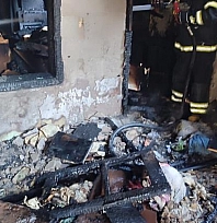 Ev yangını maddi hasara yol açtı