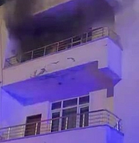 Ev yangını yürekleri ağza getirdi