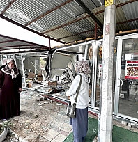 Facianın eşiğinden dönüldü: Malatya'da araç konteynerleri biçti