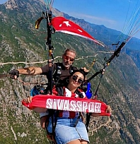 Fethiye semalarında Sivasspor atkısı açtı