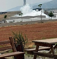 Gaz dolum tesisindeki oksijen tankı patladı