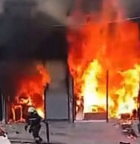 Gaziantep'te korkutan iş yeri yangını