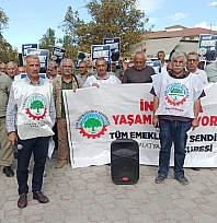 Malatya'da emeklilerden seyyanen zam talebi: 'Sadaka değil, hakkımızı istiyoruz'