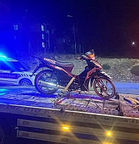 Gölbaşı'nda jandarmadan motosiklet denetimi