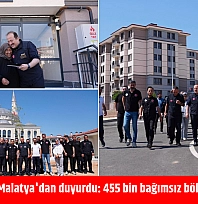 Hamza Pehlivan Malatya'dan duyurdu: 455 bin bağımsız bölüm teslim edildi
