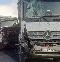 Hekimhan ve Yazıhan'da kaza: 2 yaralı