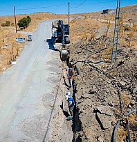 16 yıllık su çilesi tarih oluyor!  100 tonluk deposu ve hatları yenilendi