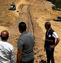 İki köyde içme suyu için çalışmalar başladı