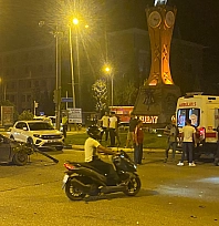 İki otomobil çarpıştı: 1 yaralı