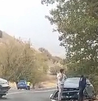 İki otomobil çarpıştı: 10 yaralı