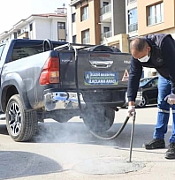 İlaçlama çalışmaları devam ediyor