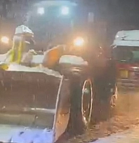 Sincik'te doğalgaz mesaisi