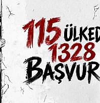 115 ülkeden başvuru bin 328 başvuru